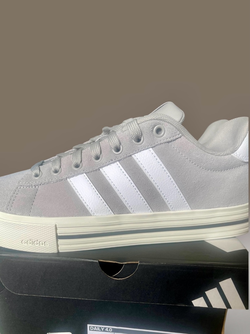 adidas Daily 4.0 "Grey" Size 9 Men/ 10 Women NEW